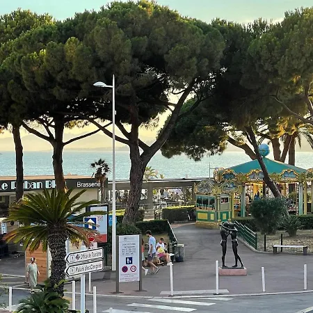 Apartment Face A La Et A 2 Pas Des Plages Juan Les Pins 'tout A Pied' *